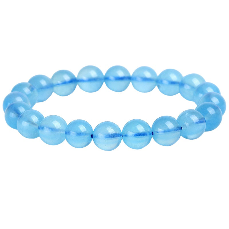 Natural 7A+ Aquamarine Crystal Bracelet -  Tranquility