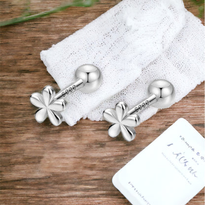 Sterling Silver Mini Flower Earrings