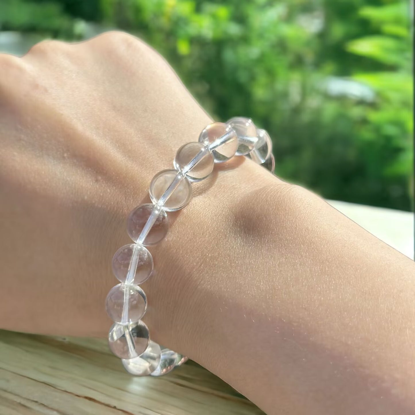 Natural 7A+ Grade Natural Clear Crystal Quartz Beads Bracelet - Healing, Pure