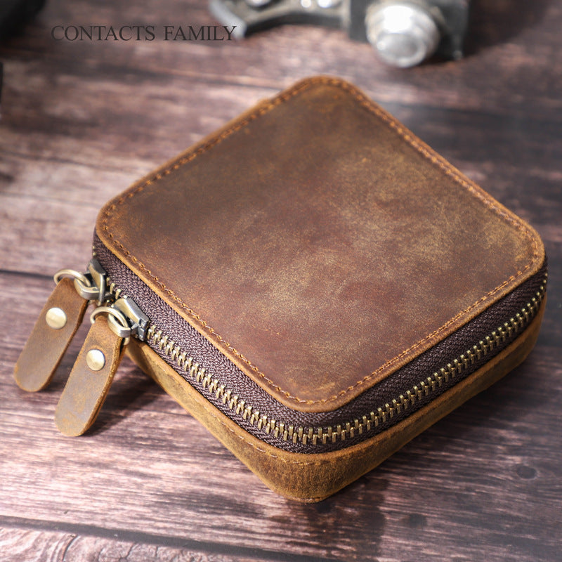 Genuine Leather Protable Travle Jewelry Box oohche