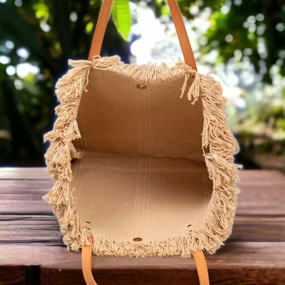 Solid Color Canvas Tote Bag oohche