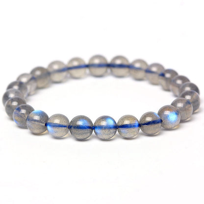 Natural 7A+ Labradorite Crystal Quartz Beads Bracelet - Mystical Aura